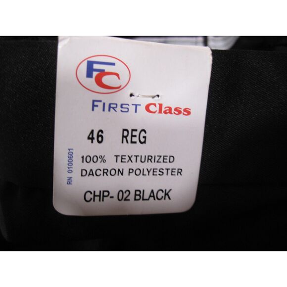 First Class Mens Uniform CHP-02 Black Pants Size 46 Reg NWT - Picture 5 of 5